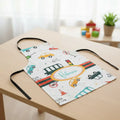 Personalised Canvas Cotton Kitchen Kids Apron