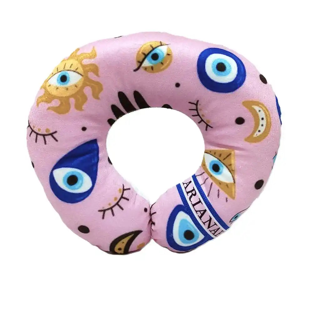 Personalised Printed Neck Pillow & Box Pouch Combo Gift Set for Kids