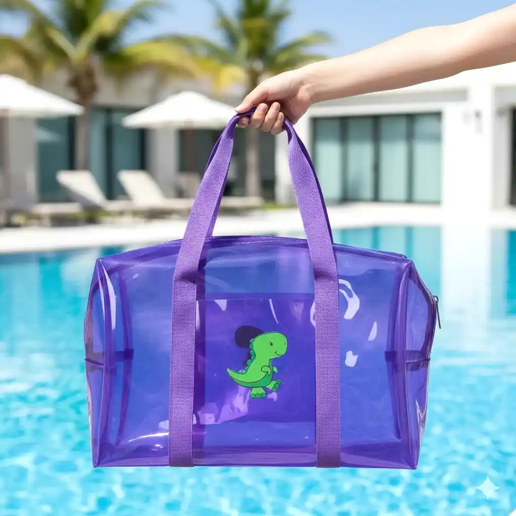 Personalised Kids Swimming Jelly Duffle Bag
