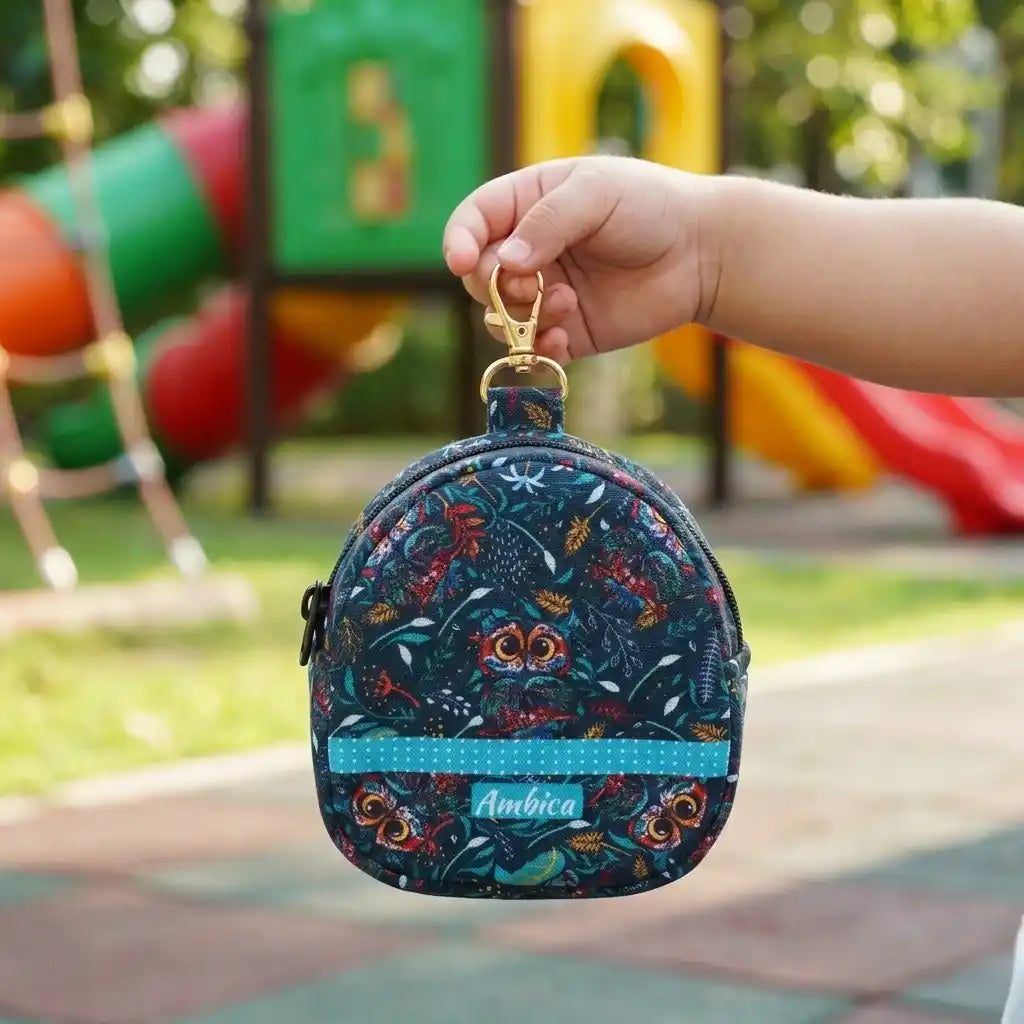Personalised Printed Backpack Keychain
