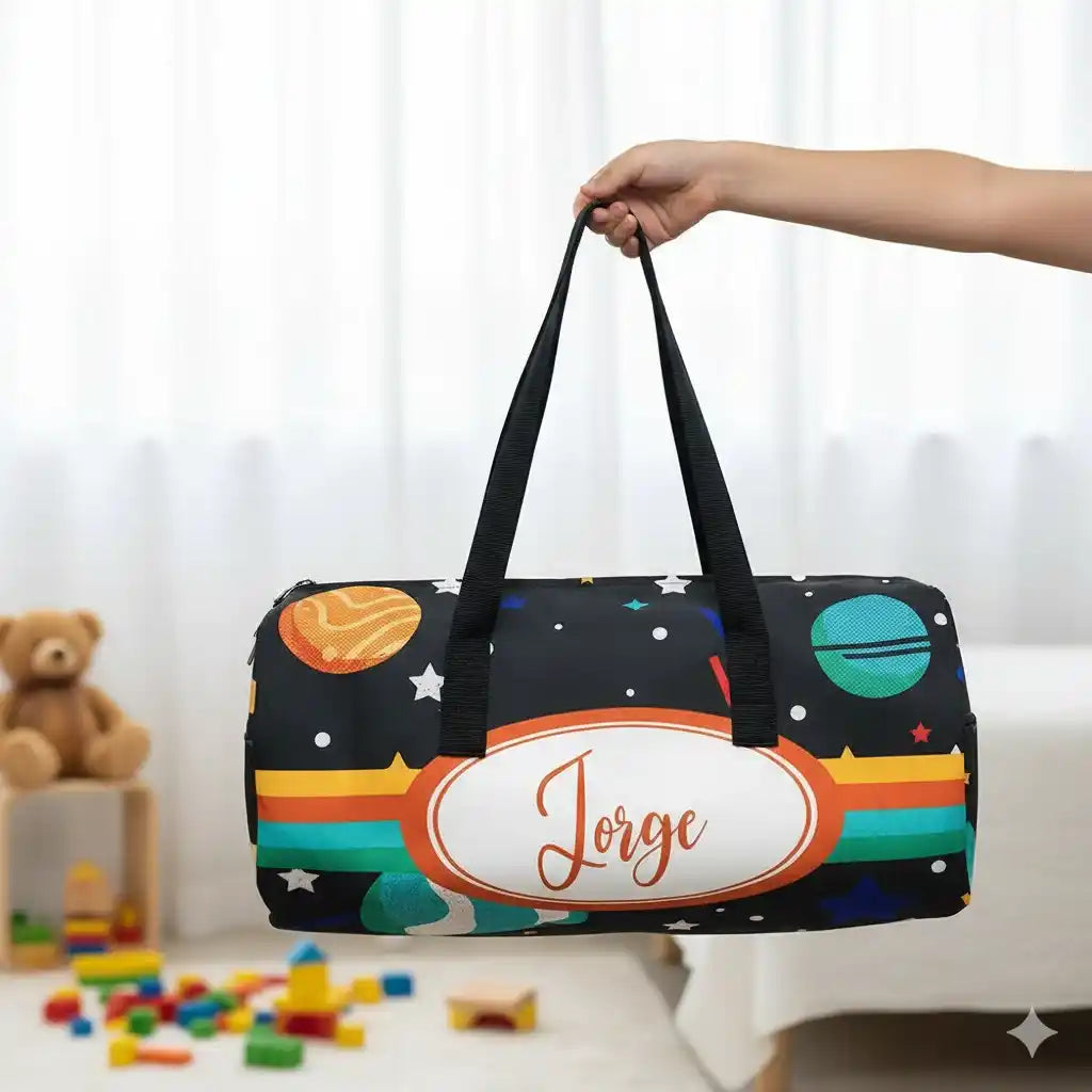 Personalised Printed Kids Swimming Duffle Bag