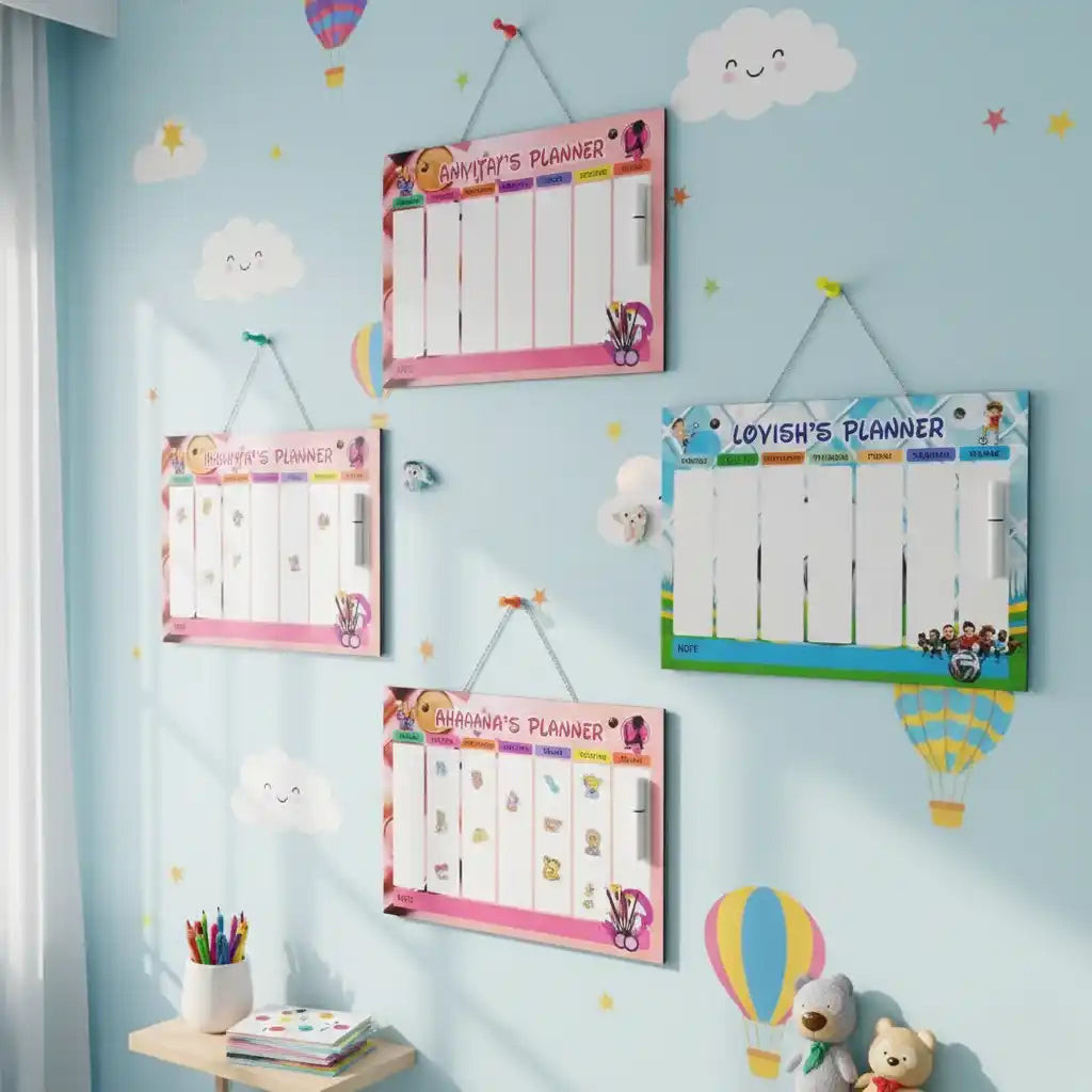 Personalised Weekly Planner For Kids