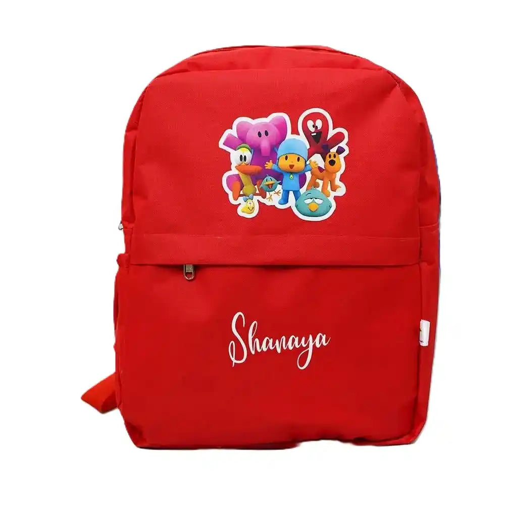 Personalized Printed Backpack with Cap Combo for Kids