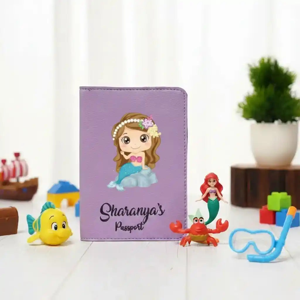 PersonalizedCartoonPrintedKidsPassportCover