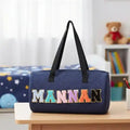 Personalized Denim Duffle Bag for Kids
