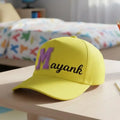 Personalized Kids Caps With Name and Initial Letter