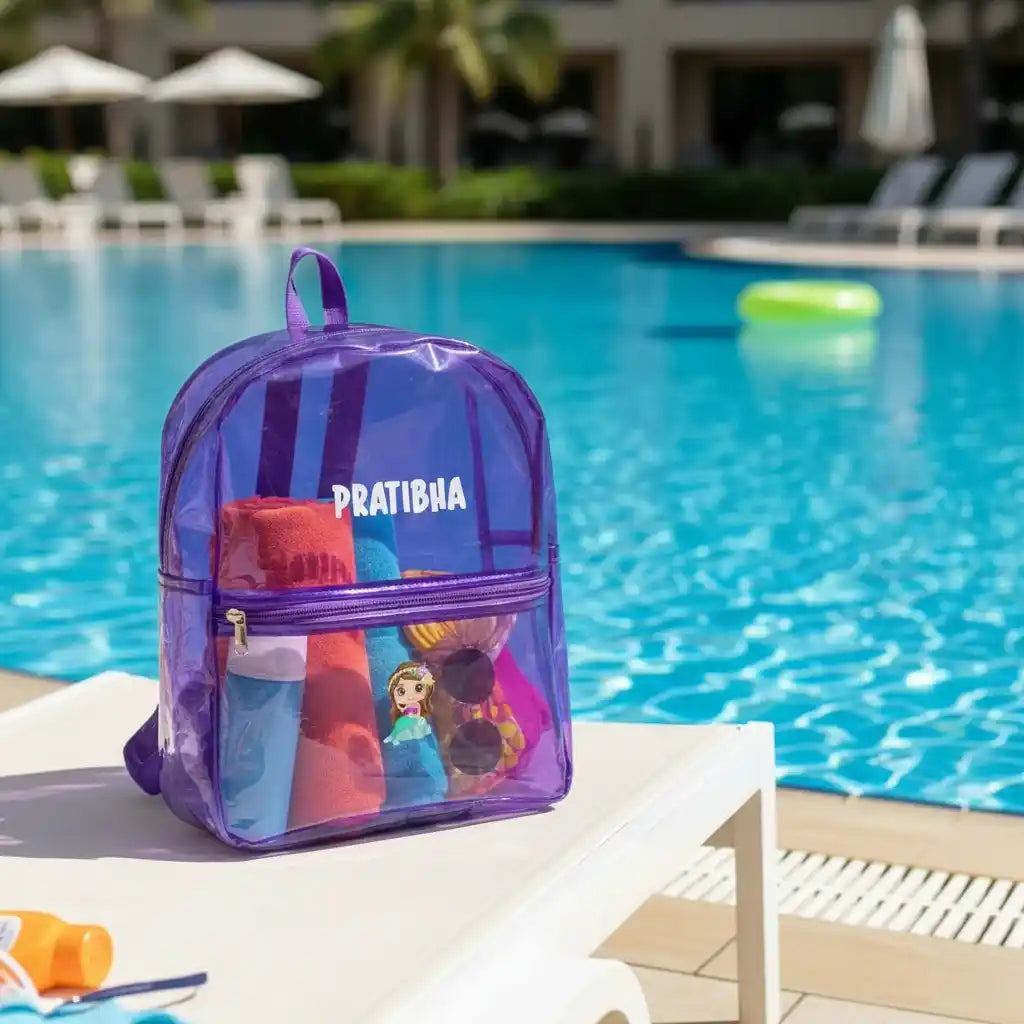 Personalized Kids Jelly Backpack 