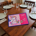 Personalized Kids Table Mat with Spoon and Fork