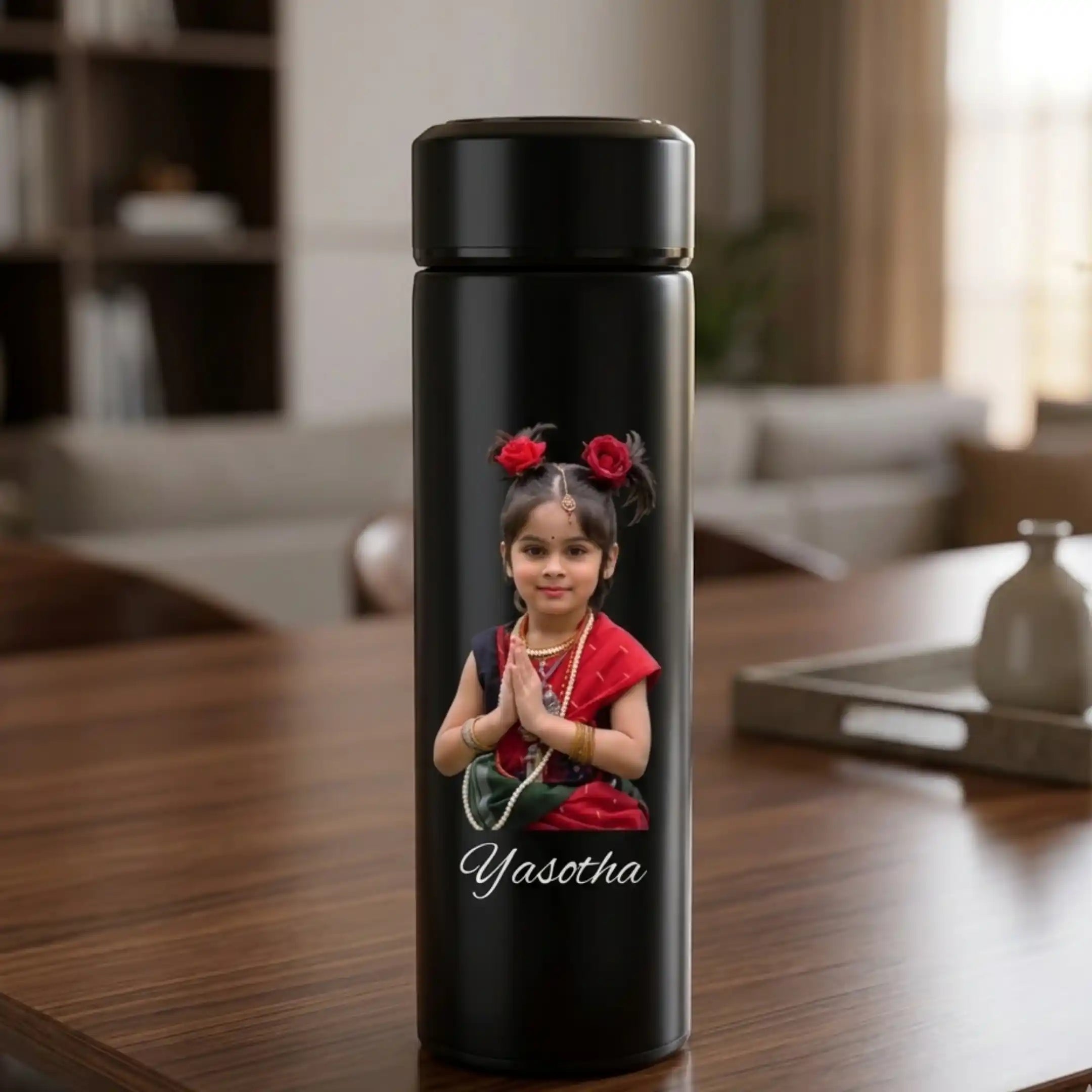 Personalized Kids Temperature Bottle With Photo 