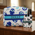 Personalized Printed Kids Box Pouch & Luggage Tag Combo