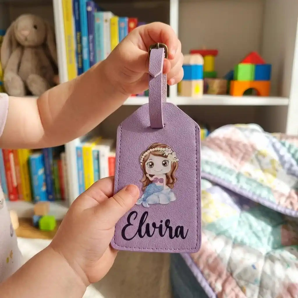 Personalized Printed Luggage Tag for Kids