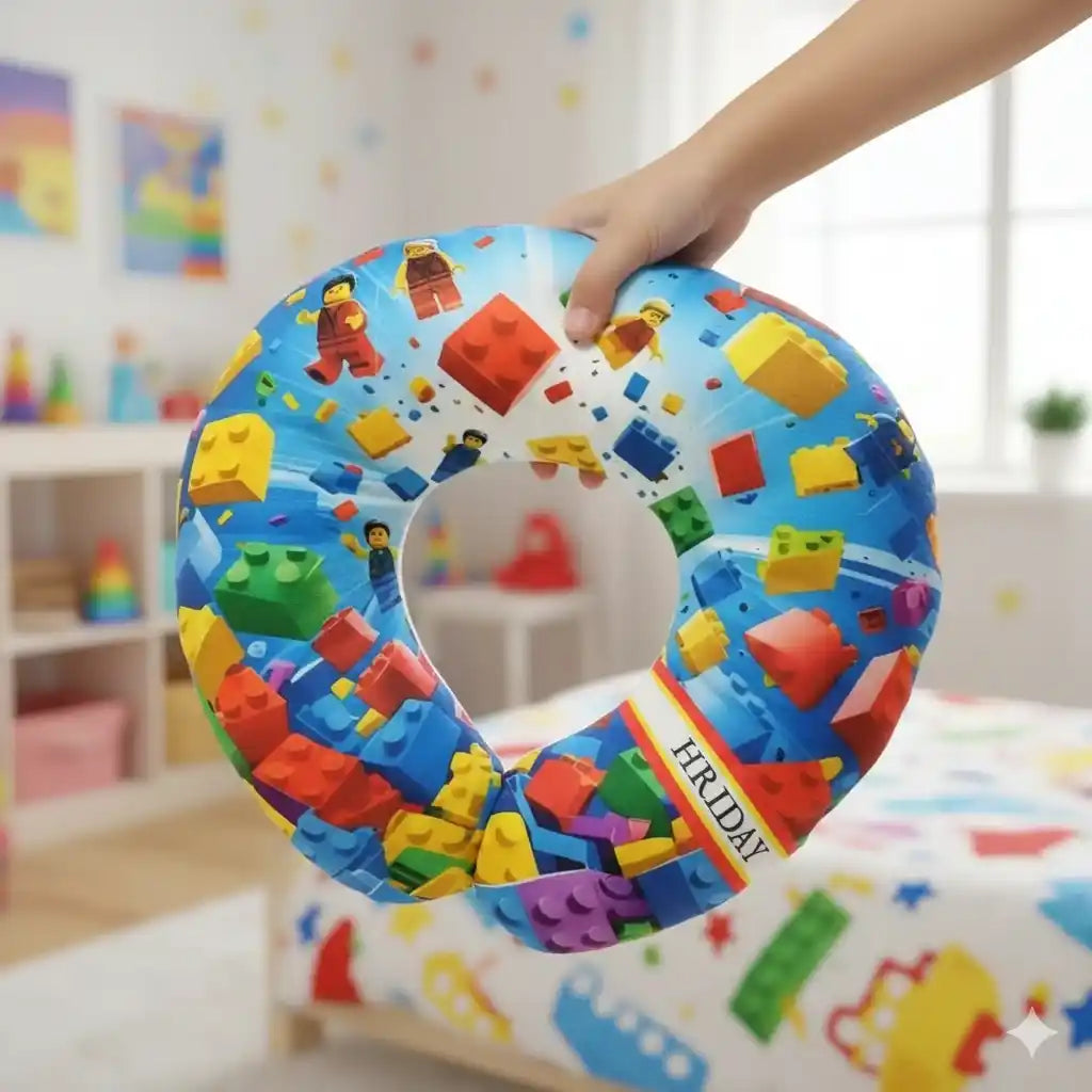 Personalized Printed Neck Pillow for Kids