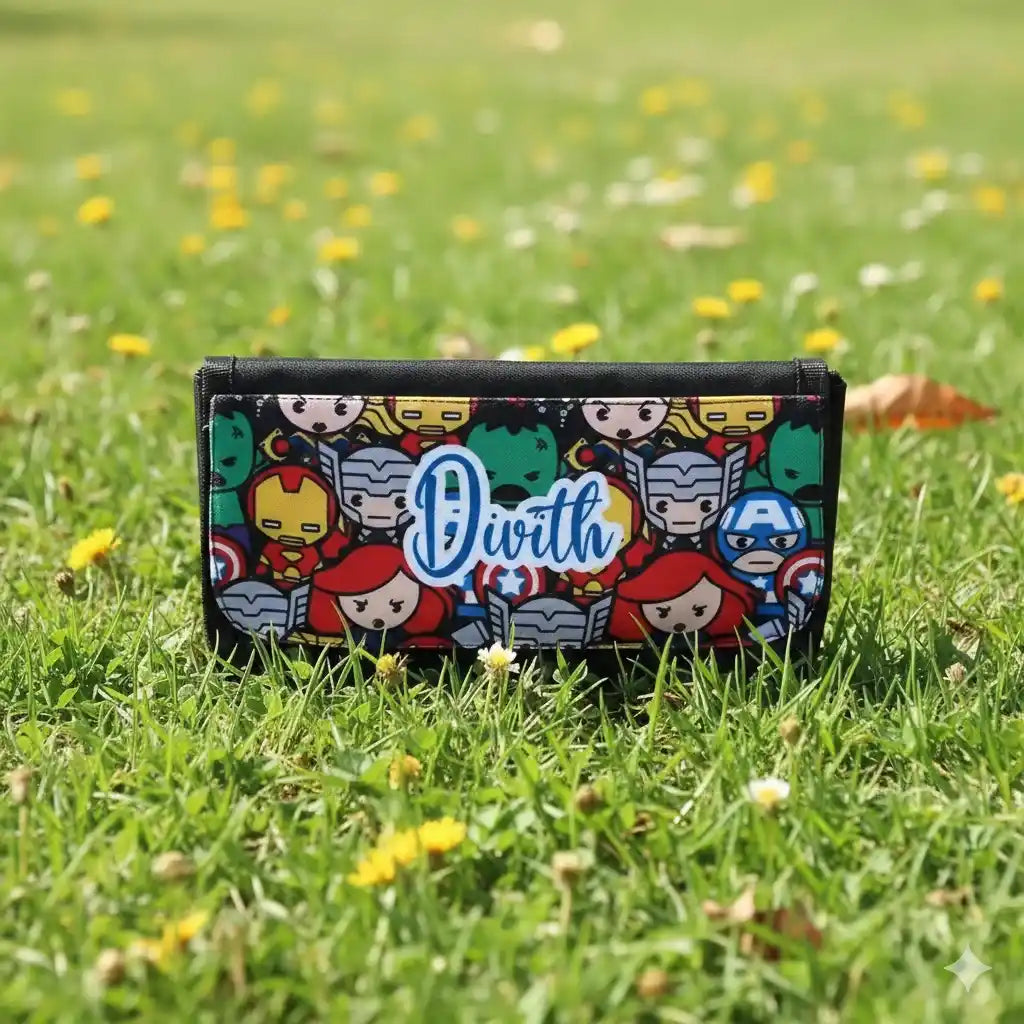 Personalized Printed Stationery Pouch for Kids