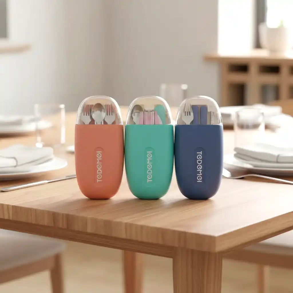 Personalized Tedemei Foldable Cutlery Set