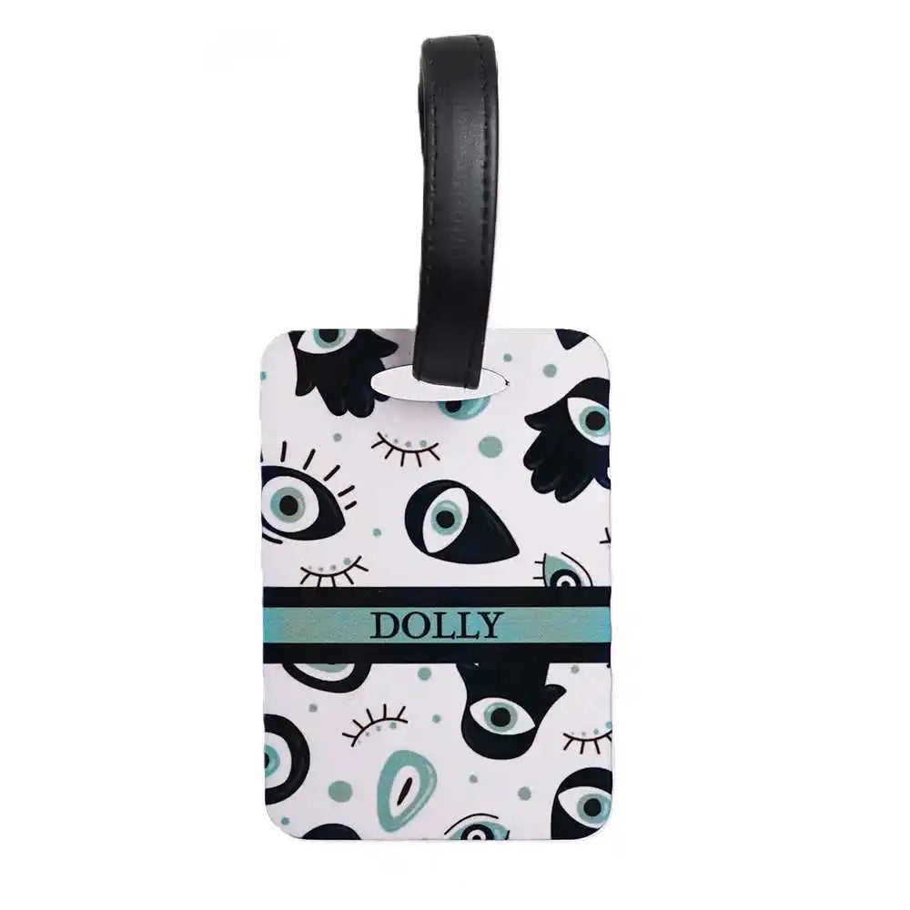 Personalized Printed Kids Box Pouch & Luggage Tag Combo