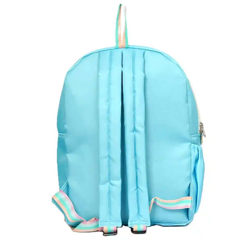 Personalized Kids Backpack with Patch and Initial Letter