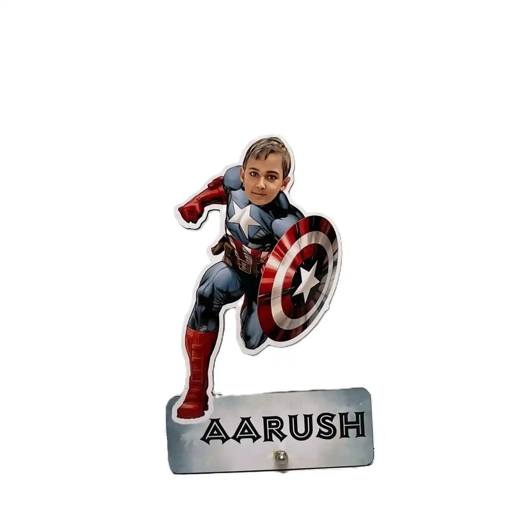 Personalized Photo Caricature Stand for Kids
