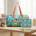 Personalized Printed Kids Duffle Bag & Wet Pouch Gift Combo