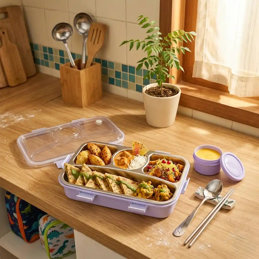 Personalized Stainless Steel Lunch Box for Kids 