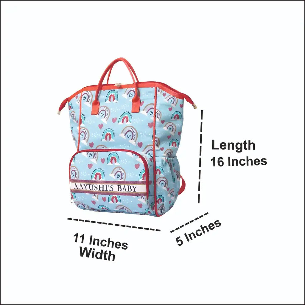 Personalized Printed Diaper Bag