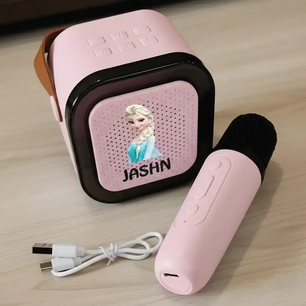 Personalised Mini Portable Karaoke Speaker For Kids