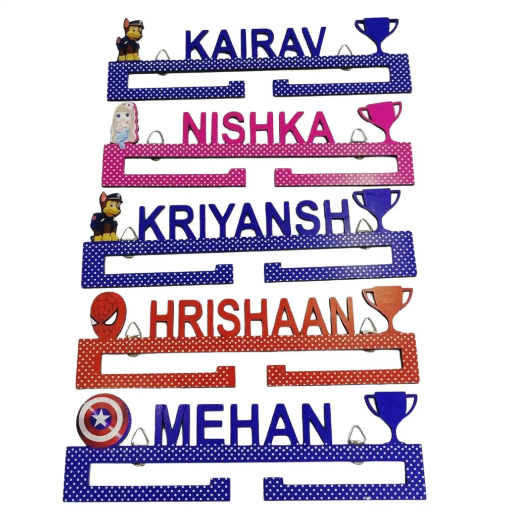 Personalized Winner Medal Organizer