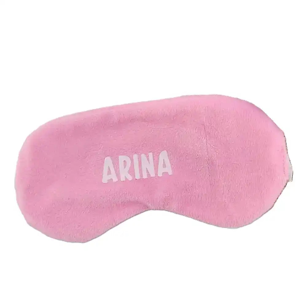 Personalised Neck Pillow with Eye Mask Combo Gift Set for Kids