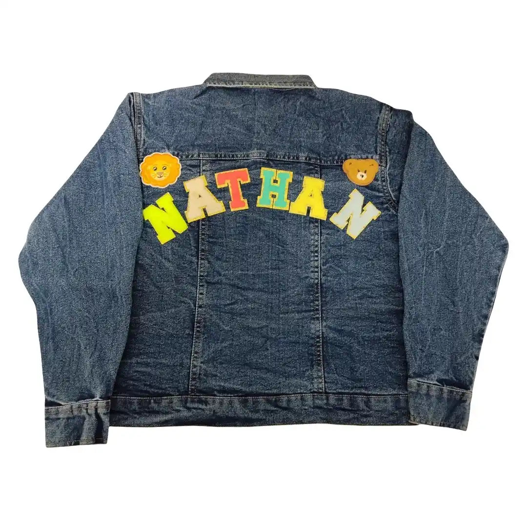 Personalised Denim Jacket for Kids - Blue