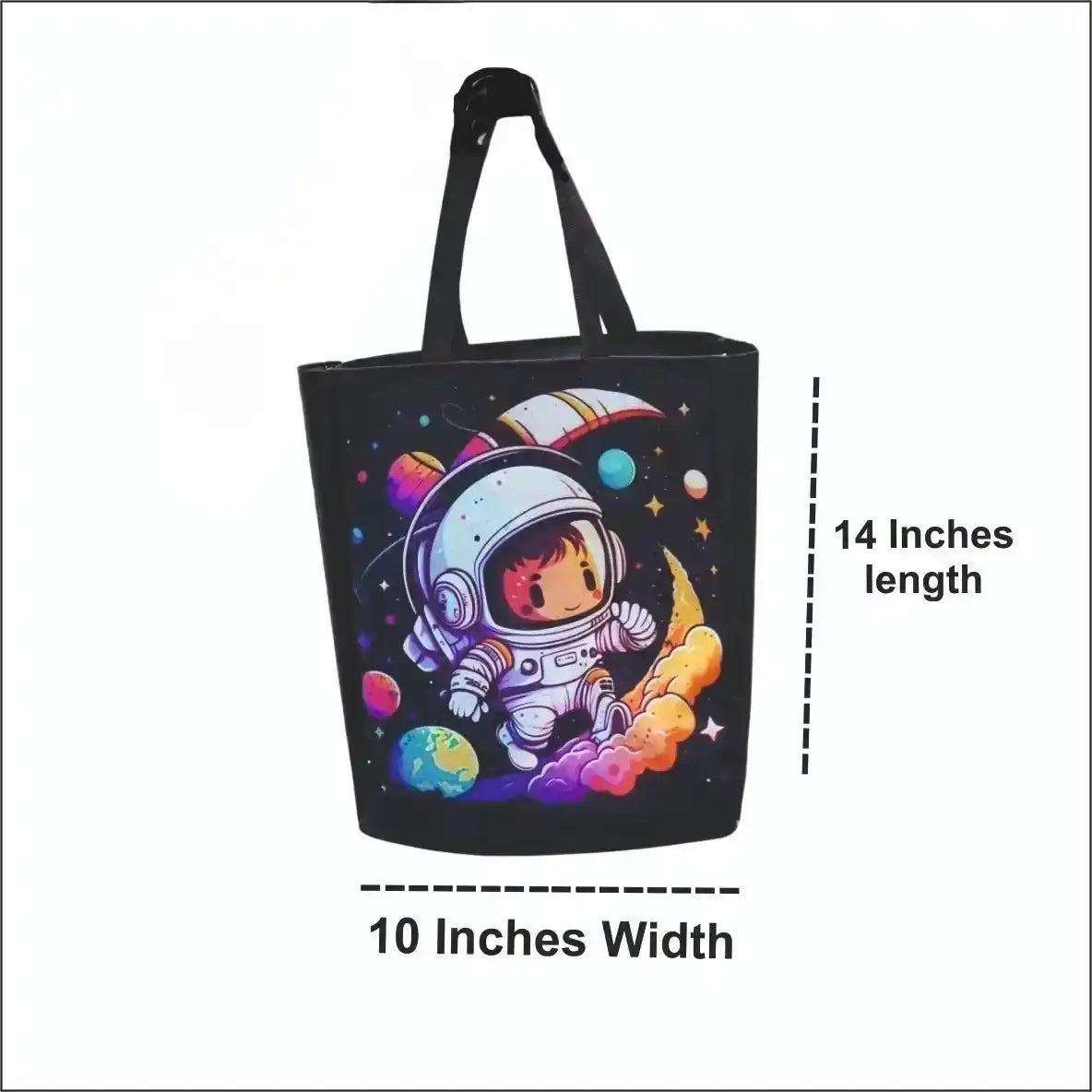Personalised Printed Kids Art Tote Bag
