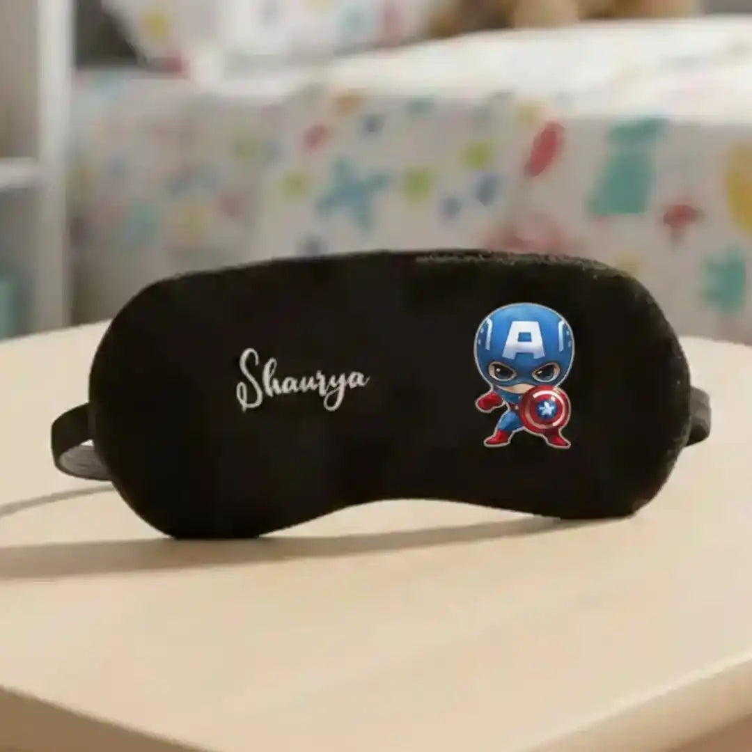 Personalized Kids Velvet Eye Mask