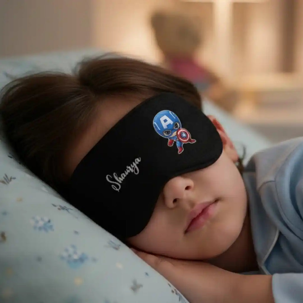 Personalized Kids Velvet Eye Mask