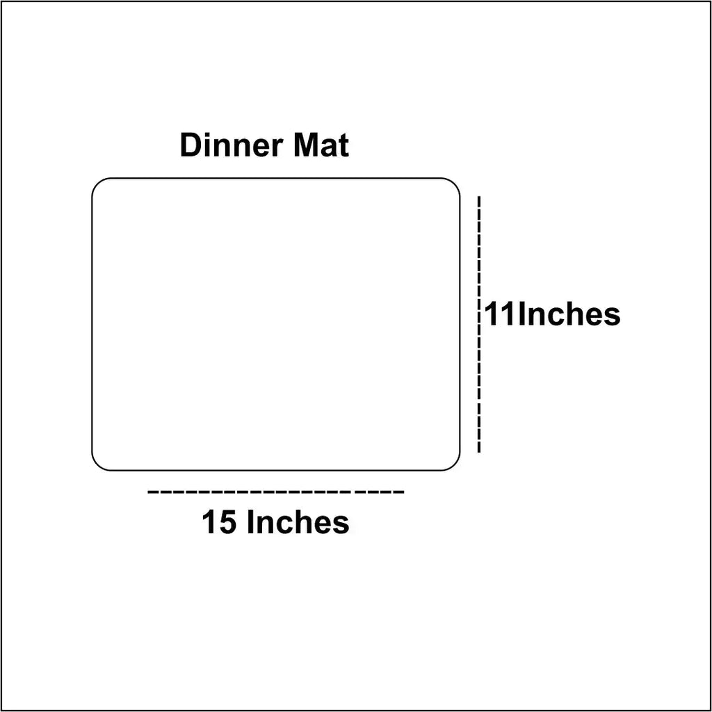 Personalised Printed Kids Dinner Mat Set