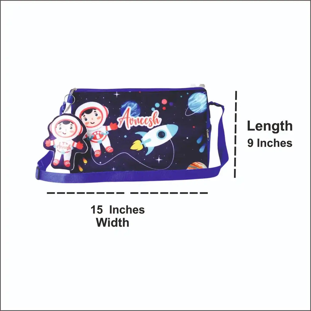 Personalised Printed Kids Triangle Duffle Bag