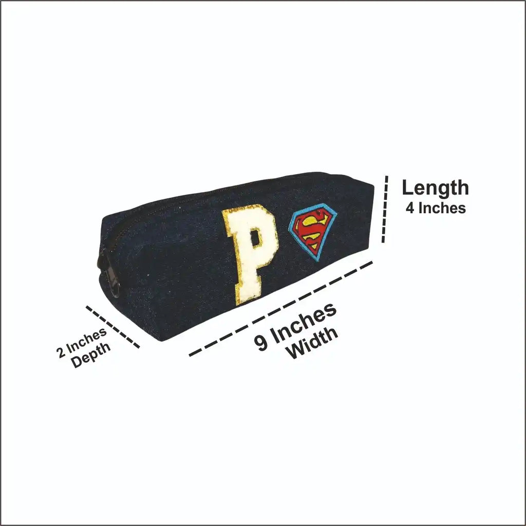 Personalized Denim Pencil Pouch for Kids