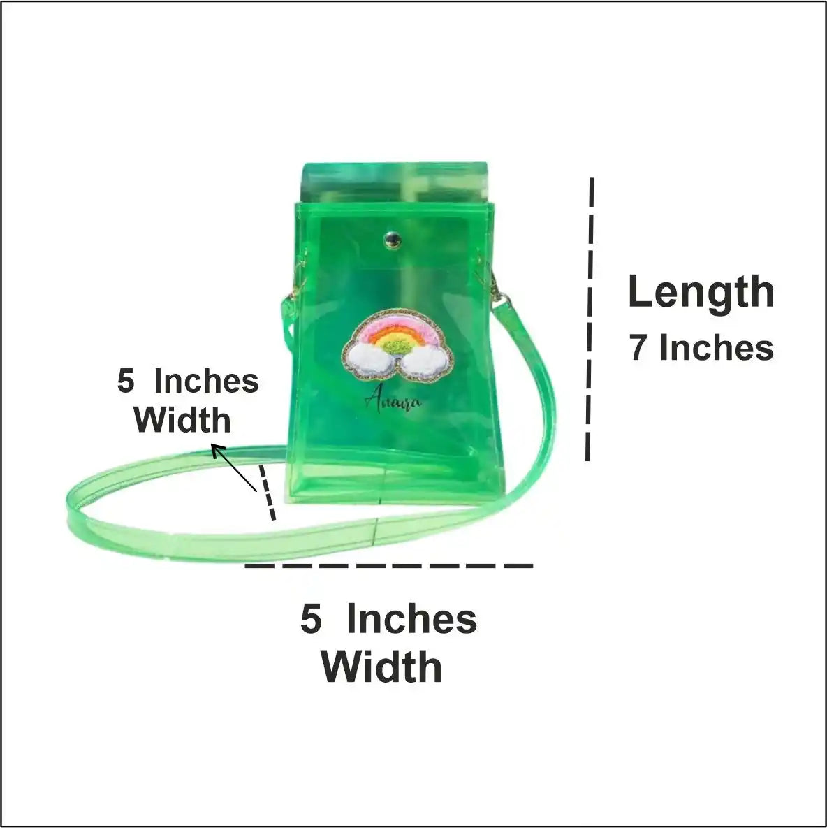 Personalised Jelly Sling Bag for Kids