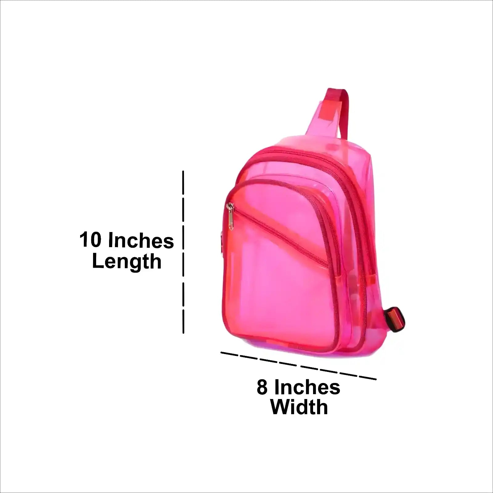 Personalized Kids Jelly Chest Bag with Patch and Initial Letter