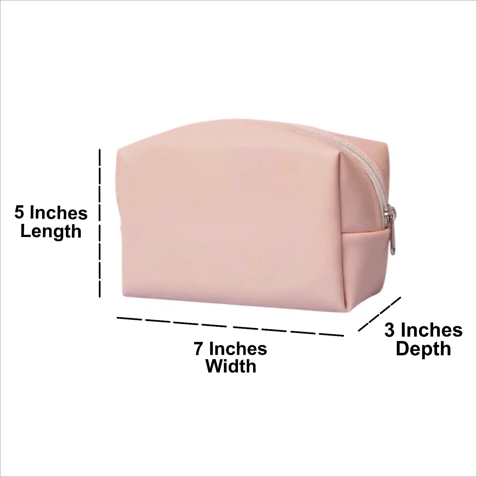 Personalized PU Pouch with Patch and Initial Letter