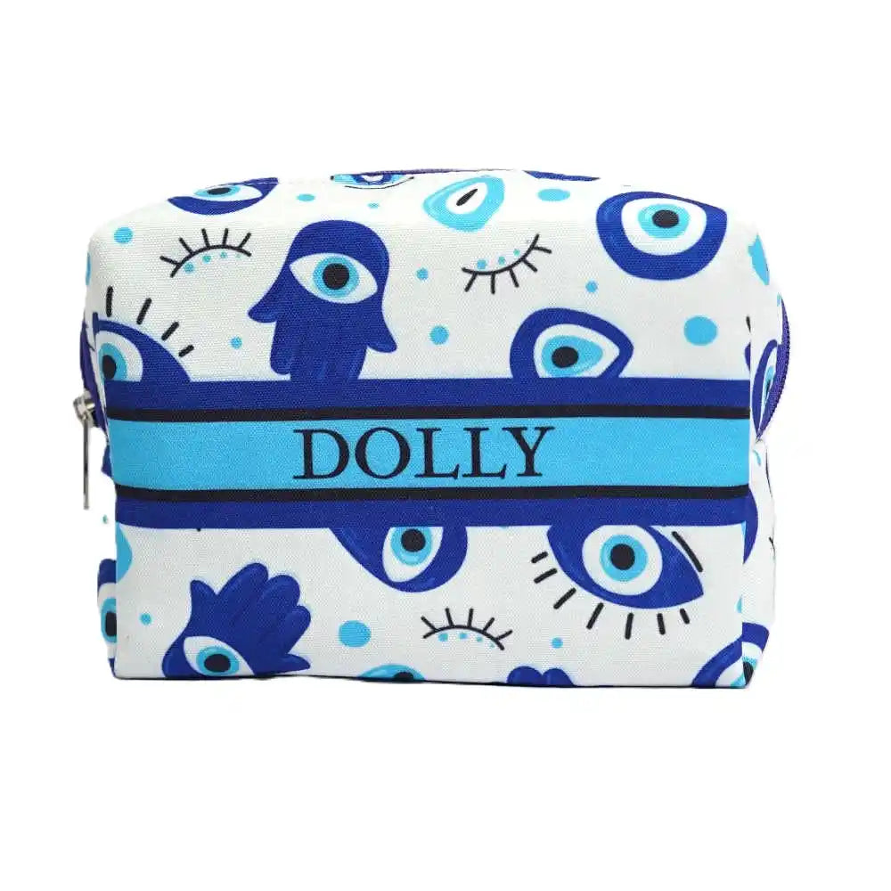 Personalized Printed Kids Box Pouch & Luggage Tag Combo