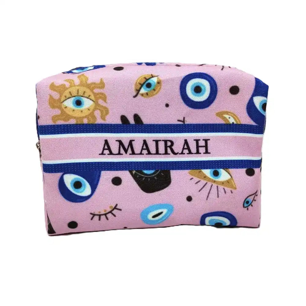 Personalised Printed Neck Pillow & Box Pouch Combo Gift Set for Kids