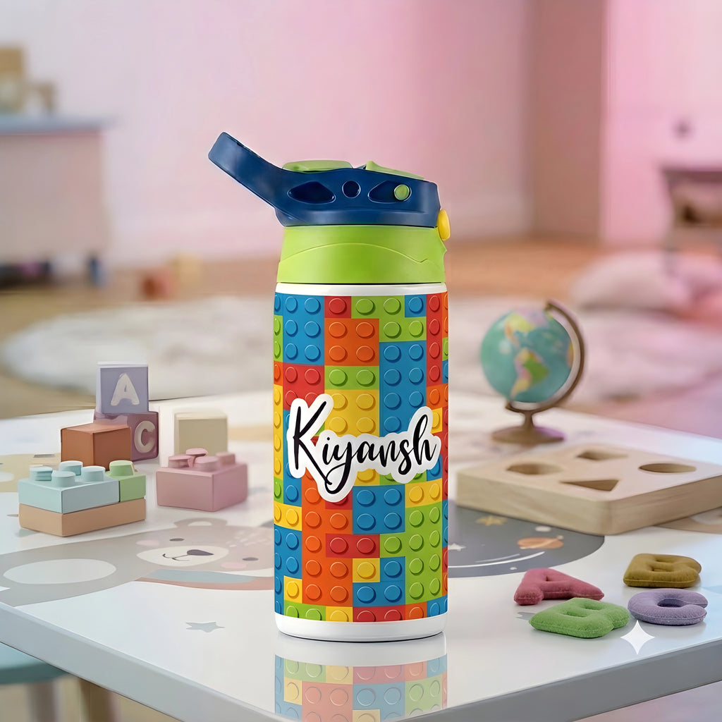 Personalised Insulated Stainless Steel Printed Bottle for Kids