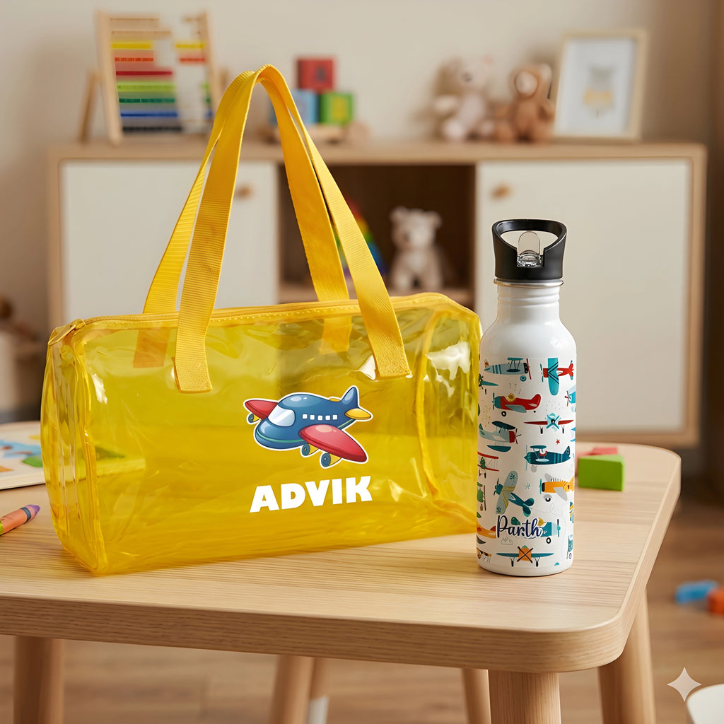 Jelly Duffle Bag & Bottle Hamper
