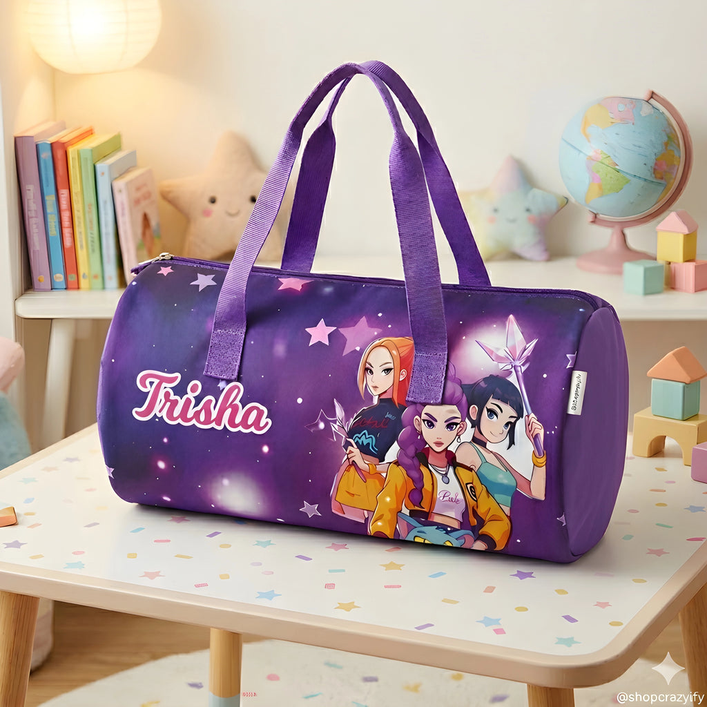 Personalised Printed Kids Swimming Duffle Bag