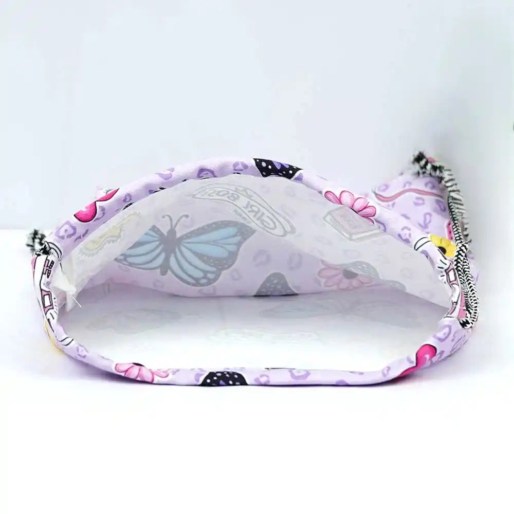 Personalised Printed Kids Drawstring Bag & Pencil Pouch Combo