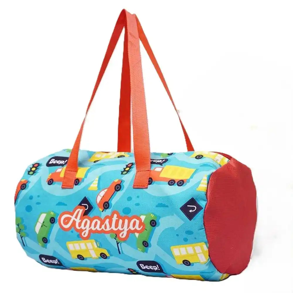 Printed Kids Duffle Bag & Pouch Gift Combo