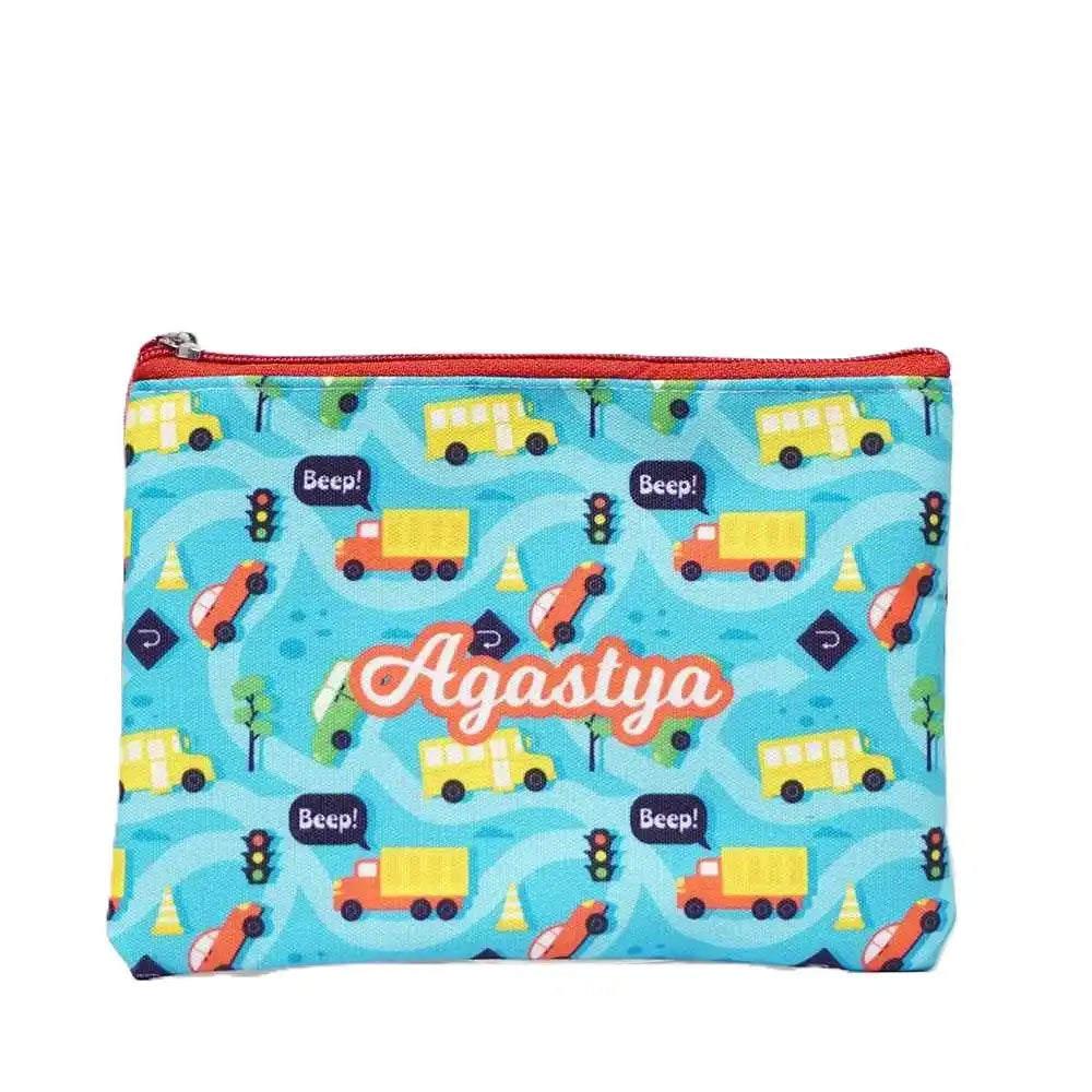 Personalized Printed Kids Duffle Bag & Pouch Gift Combo
