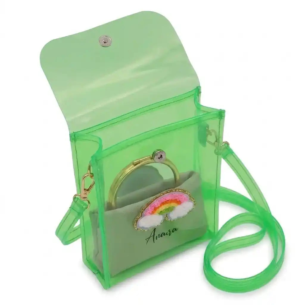 Personalised Jelly Sling Bag for Kids