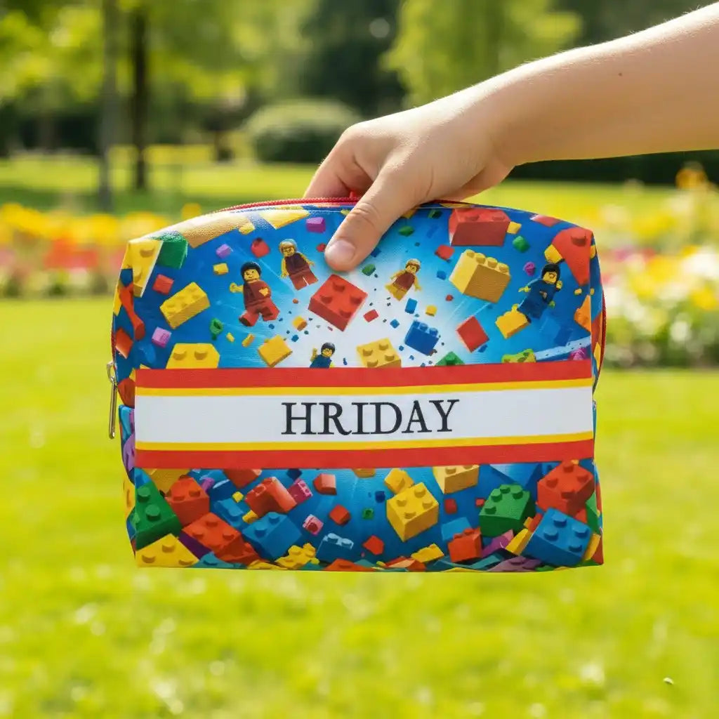 Personalized Printed Box Pouch for Kids